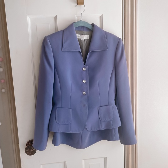 Tahari Arthur S. Levine Two Piece Blazer And Skirt Set